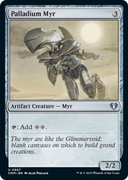 Palladium Myr, Commander Masters 967
