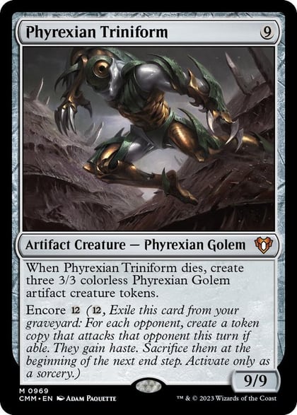 Phyrexian Triniform, Commander Masters 969