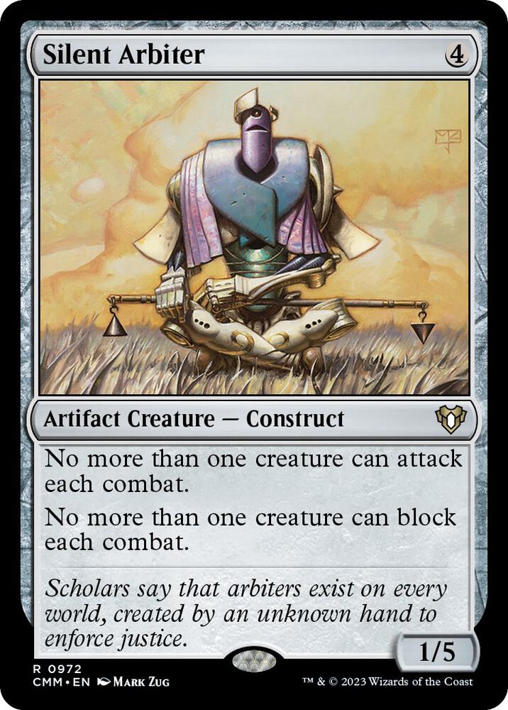 Silent Arbiter, Commander Masters 972