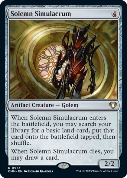 Solemn Simulacrum, Commander Masters 973