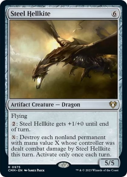 Steel Hellkite, Commander Masters 975