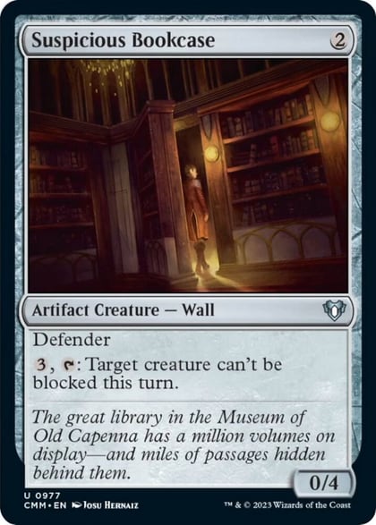 Suspicious Bookcase, Commander Masters 977