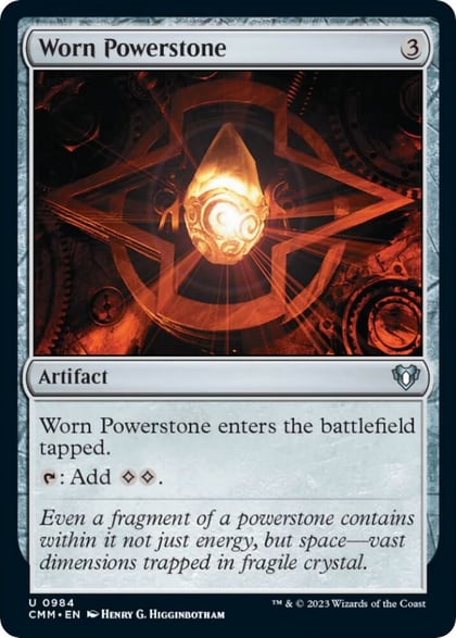 Worn Powerstone, Commander Masters 984