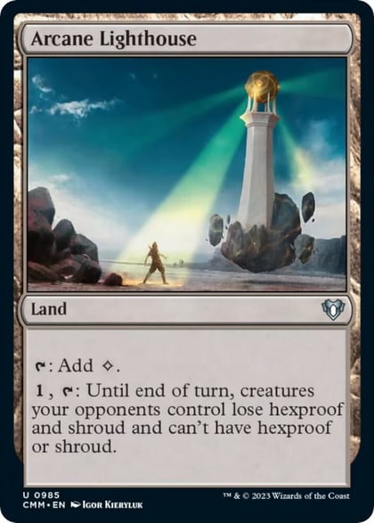 Arcane Lighthouse, Commander Masters 985