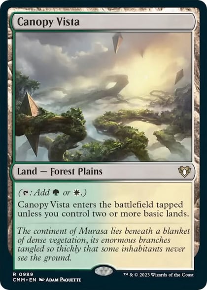 Canopy Vista, Commander Masters 989