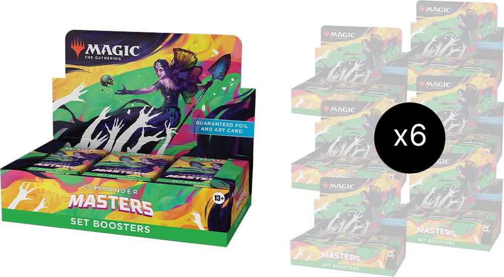 Commander Masters - Set Booster Box Case, Commander Masters P490553