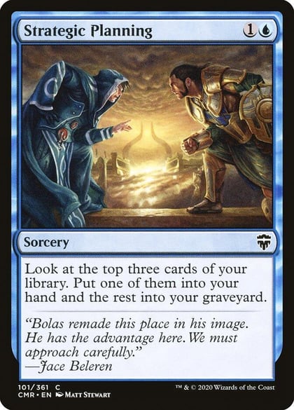 Strategic Planning, Commander Legends 101