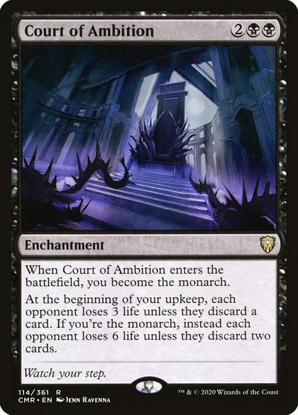 Court of Ambition, Commander Legends 114