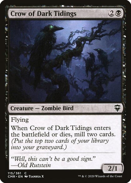 Crow of Dark Tidings, Commander Legends 115