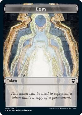 Copy // Golem Double-Sided Token, Commander Legends 13 // 9