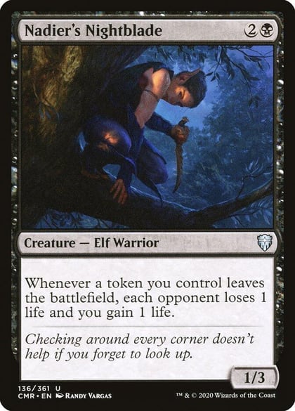 Nadier's Nightblade, Commander Legends 136