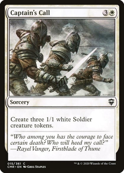 Captain's Call, Commander Legends 15
