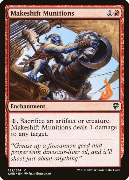 Makeshift Munitions, Commander Legends 191