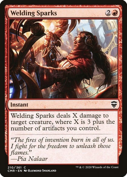 Welding Sparks, Commander Legends 210