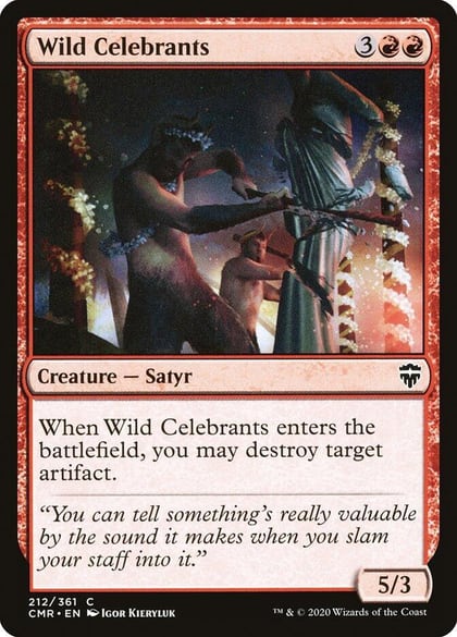 Wild Celebrants, Commander Legends 212