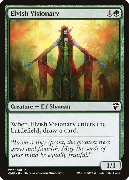 Elvish Visionary, Commander Legends 223