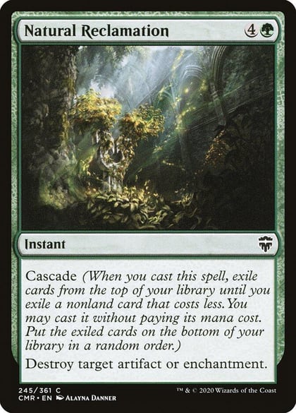 Natural Reclamation, Commander Legends 245