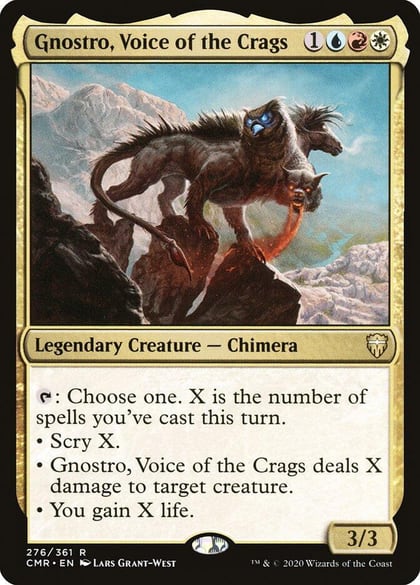Gnostro, Voice of the Crags, Commander Legends 276