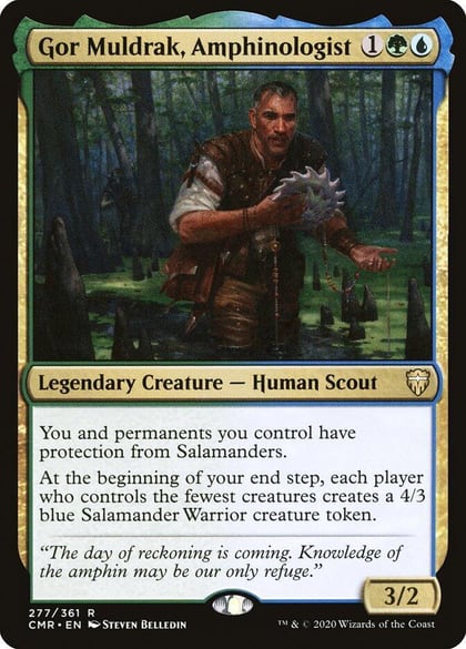 Gor Muldrak, Amphinologist, Commander Legends 277