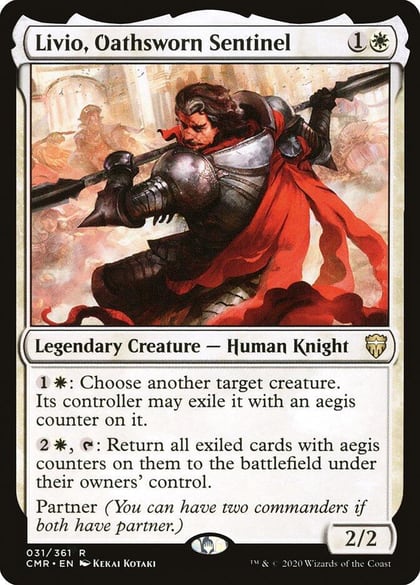 Livio, Oathsworn Sentinel, Commander Legends 31