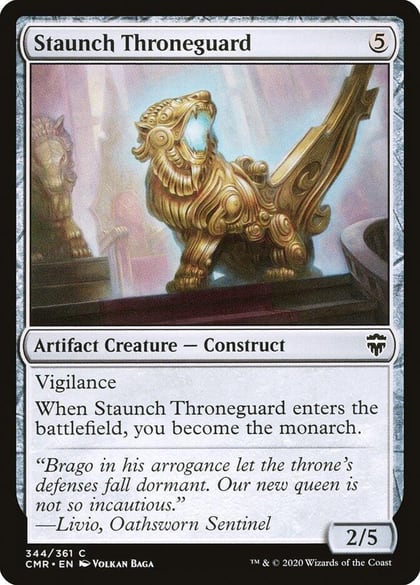 Staunch Throneguard, Commander Legends 344