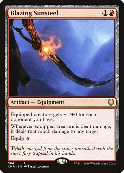 Blazing Sunsteel, Commander Legends 364