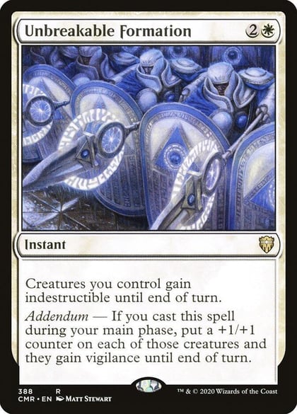 Unbreakable Formation, Commander Legends 388