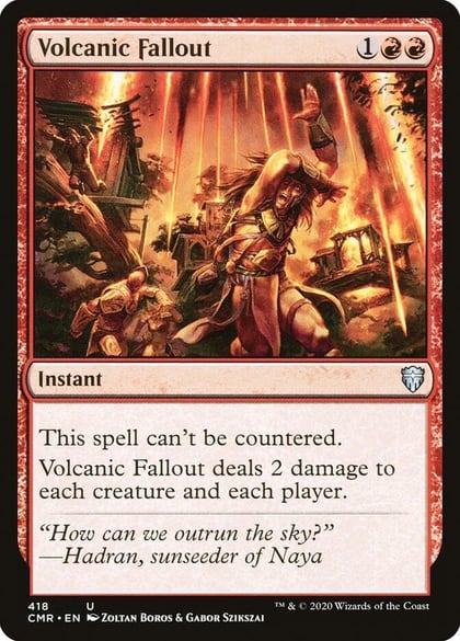 Volcanic Fallout, Commander Legends 418