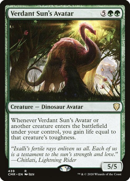 Verdant Sun's Avatar, Commander Legends 439