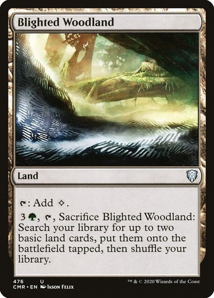Blighted Woodland, Commander Legends 476