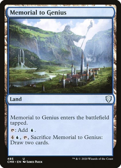 Memorial to Genius, Commander Legends 485