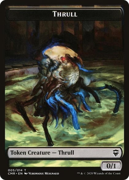 Thrull // Treasure Double-Sided Token, Commander Legends 5 // 12