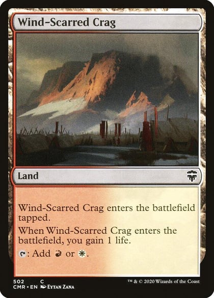 Wind-Scarred Crag, Commander Legends 502