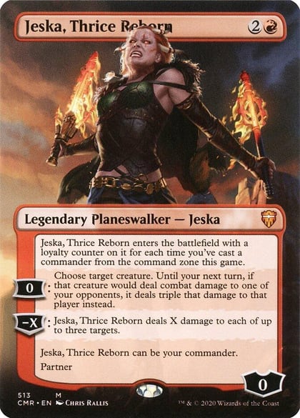 Jeska, Thrice Reborn (Borderless), Commander Legends 513