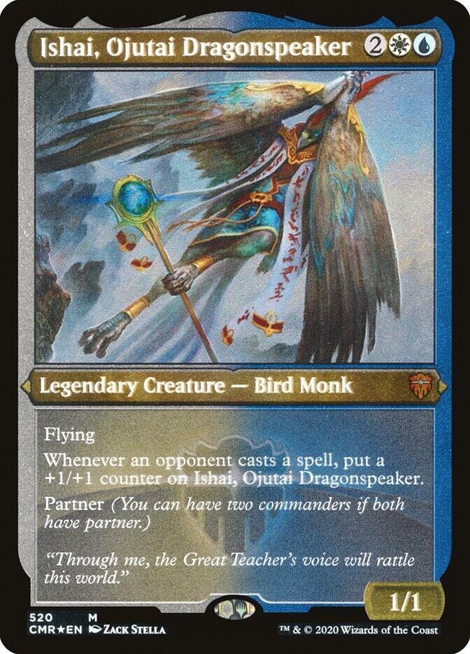 Ishai, Ojutai Dragonspeaker (Foil Etched), Commander Legends 520