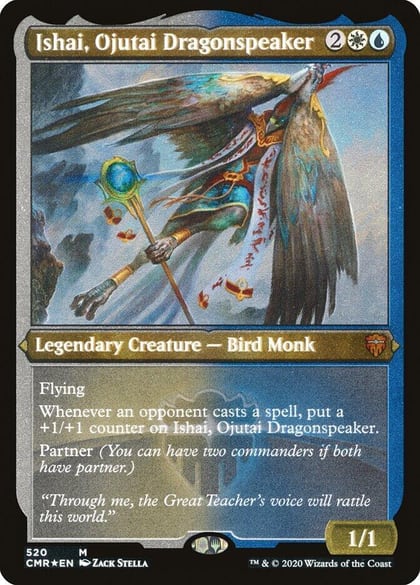 Ishai, Ojutai Dragonspeaker (Foil Etched), Commander Legends 520