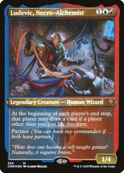 Ludevic, Necro-Alchemist (Foil Etched), Commander Legends 525