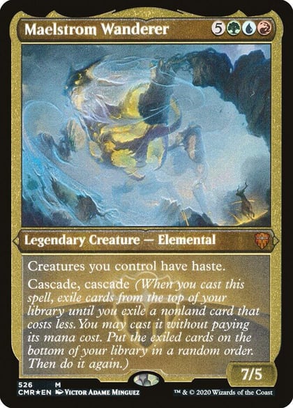 Maelstrom Wanderer (Foil Etched), Commander Legends 526