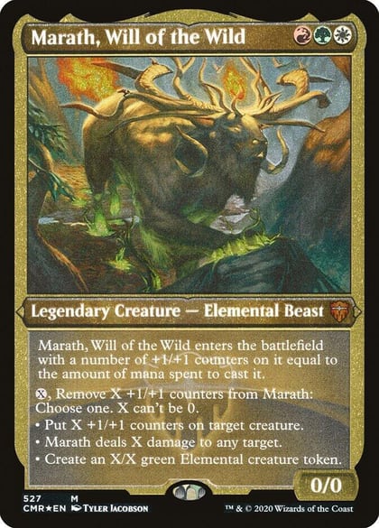 Marath, Will of the Wild (Foil Etched), Commander Legends 527
