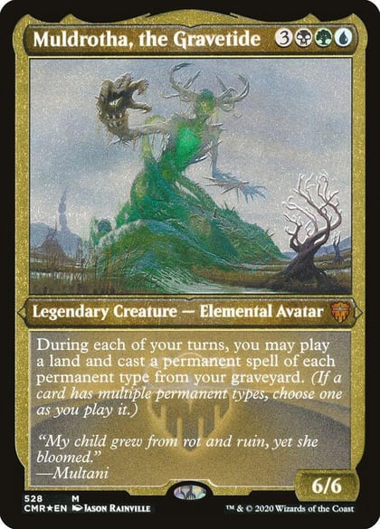 Muldrotha, the Gravetide (Foil Etched), Commander Legends 528