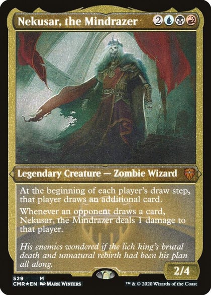 Nekusar, the Mindrazer (Foil Etched), Commander Legends 529