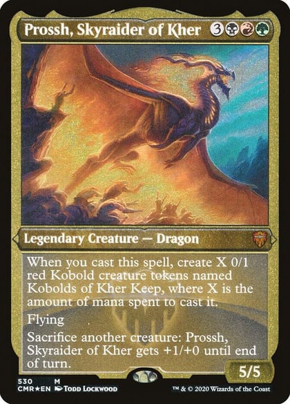 Prossh, Skyraider of Kher (Foil Etched), Commander Legends 530