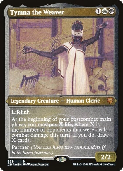 Tymna the Weaver (Foil Etched), Commander Legends 539