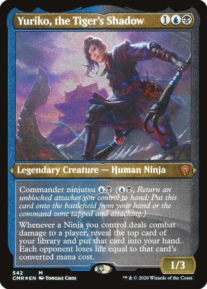 Yuriko, the Tiger's Shadow (Foil Etched), Commander Legends 542
