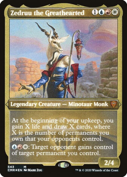 Zedruu the Greathearted (Foil Etched), Commander Legends 543