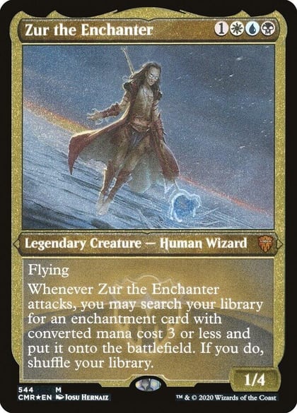 Zur the Enchanter (Foil Etched), Commander Legends 544