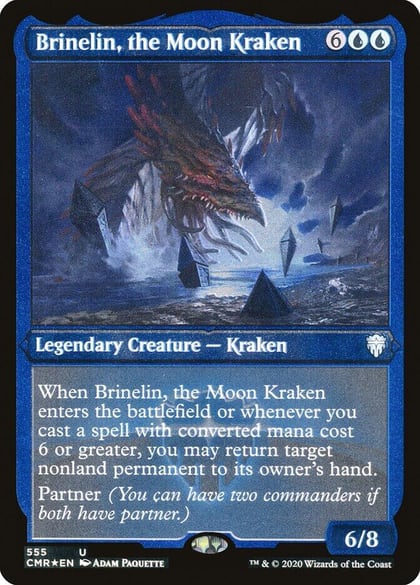 Brinelin, the Moon Kraken (Foil Etched), Commander Legends 555