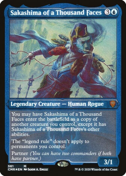Sakashima of a Thousand Faces (Foil Etched), Commander Legends 561