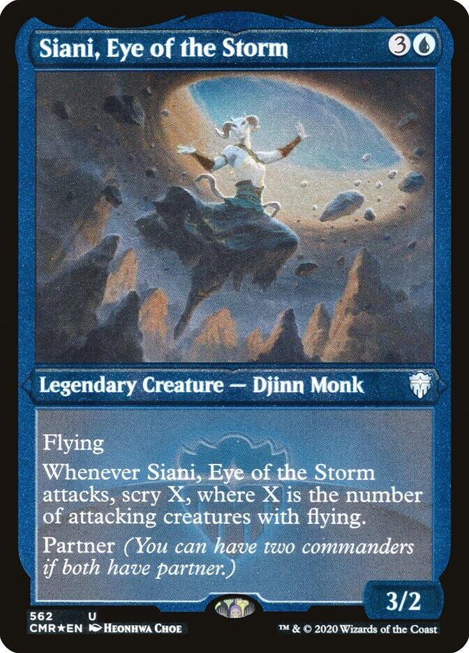 Siani, Eye of the Storm (Foil Etched), Commander Legends 562