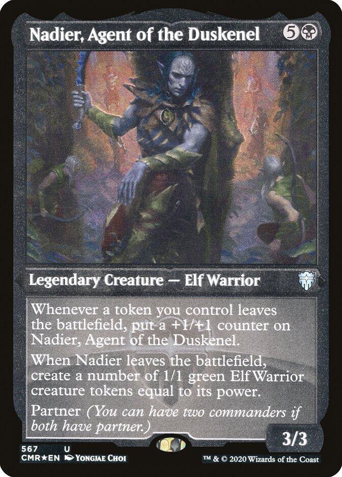Nadier, Agent of the Duskenel (Foil Etched), Commander Legends 567